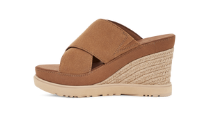 UGG Abbot slide sleehak chestnut