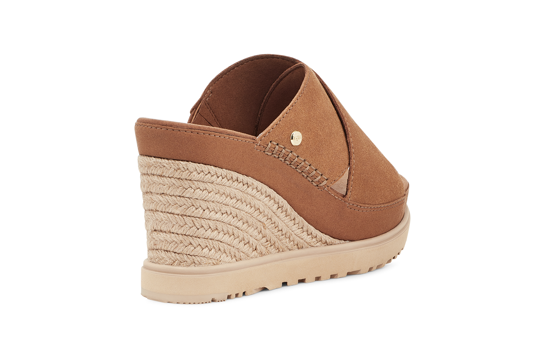 UGG Abbot slide sleehak chestnut