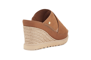 UGG Abbot slide sleehak chestnut