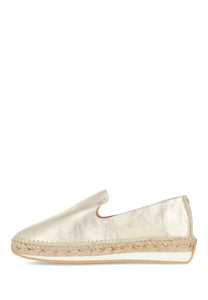 Espadrille loafer Fred de la bretoniere gold