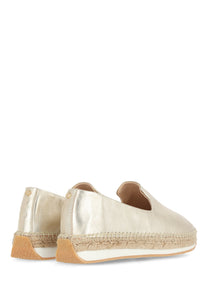 Espadrille loafer Fred de la bretoniere gold