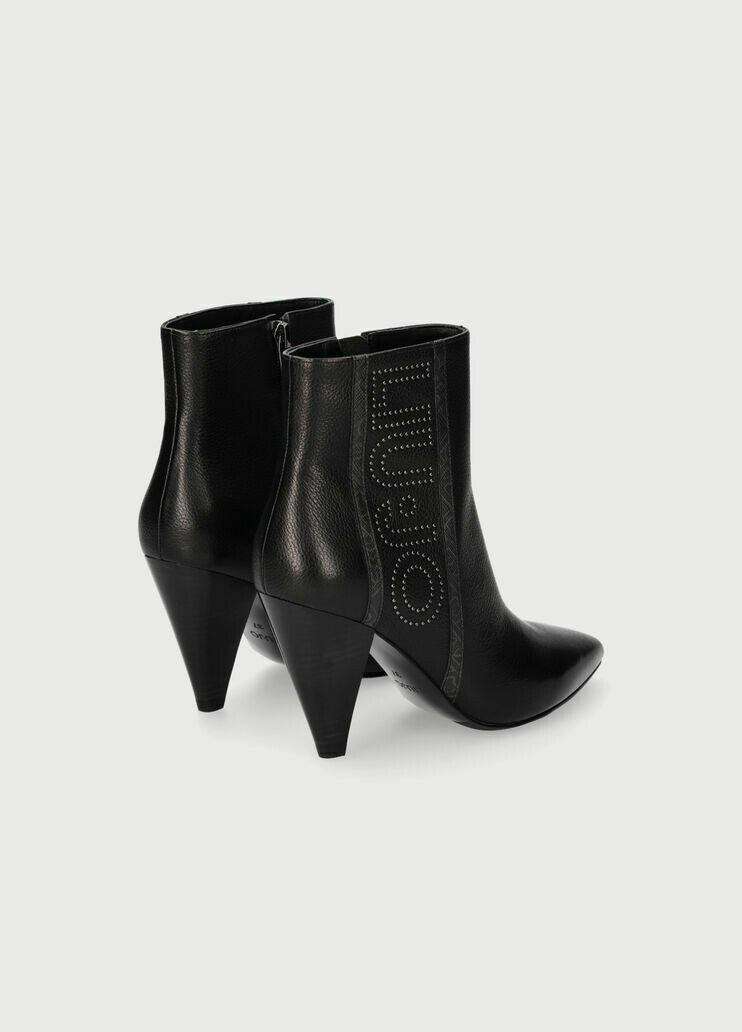 Liu Jo bootie met logo Zwart