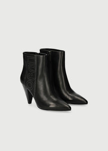 Liu Jo bootie met logo Zwart