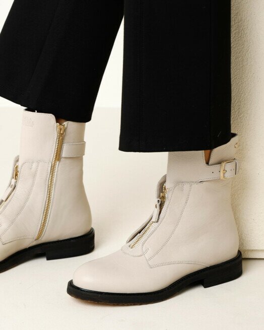 Fred de la Bretoniere bikerboot beige