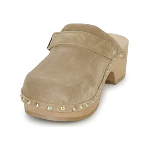 Scholl iconic Pescura clog Marion suede beige