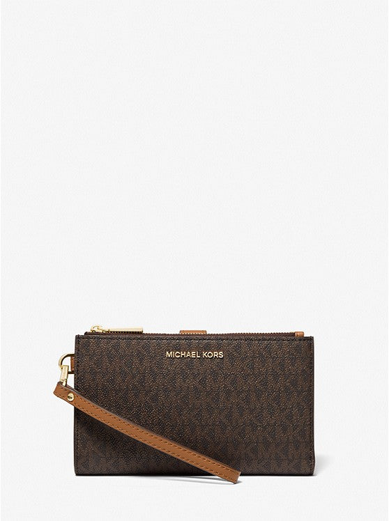Michael Kors Adele Logo Smartphone Wallet brown