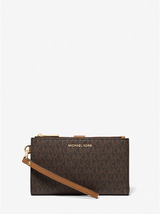 Michael Kors Adele Logo Smartphone Wallet brown