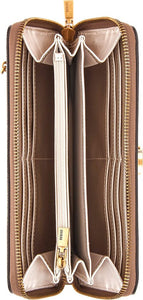 NELL LOGO SLG LARGE ZIP AROUND LLR