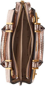 Katey mini satchel rose gold