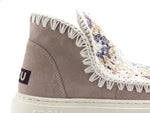 Afbeelding in Gallery-weergave laden, MOU Summer Eskimo Sneaker Bold Crochet Upper Pink Sand
