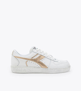 Diadora Magic basket low metal blc/amande glace