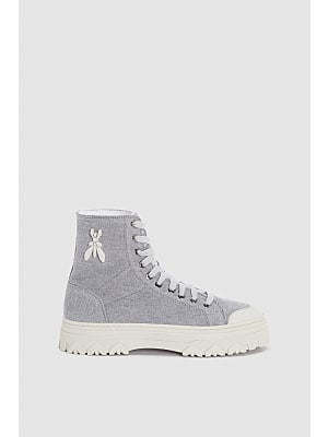 Patrizia Pepe hoge sneaker grey melange