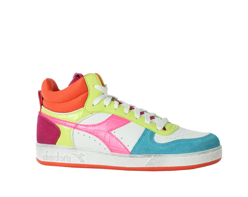 Diadora Magic basket DEMI CROCO cabaret vert daiquiri
