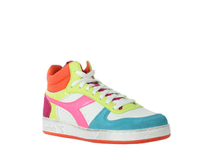 Diadora Magic basket DEMI CROCO cabaret vert daiquiri