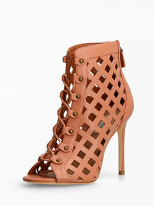 Guess enkellaarsje geperforeerd nude