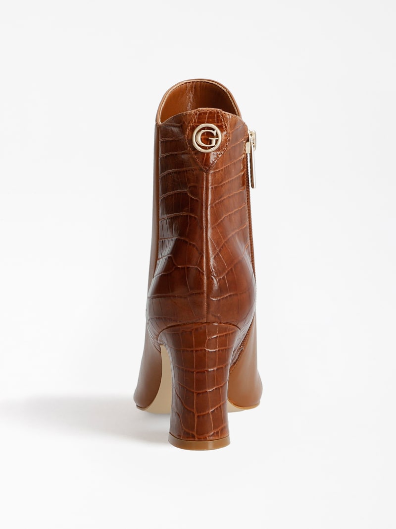 Enkellaarsje Guess Kalia Cognac