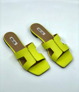 Bibi Lou slipper kiwi
