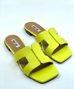 Bibi Lou slipper kiwi