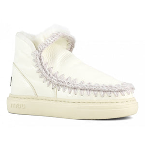 MOU eskimo sneaker bold patent white