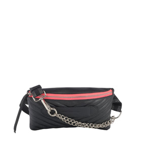Marie Martens coachella vegan quilted black
