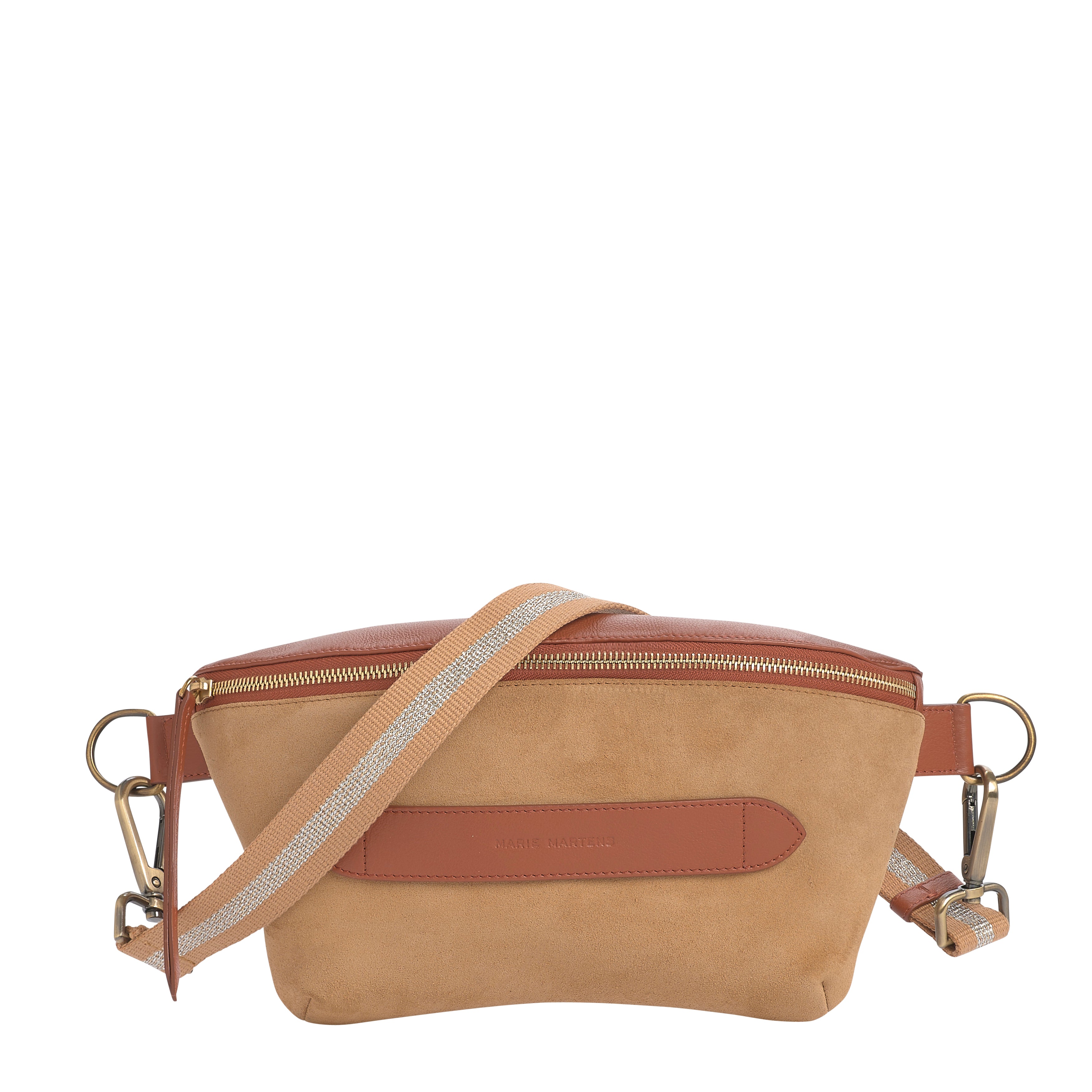 Marie Martens Neufmille suede mix camel
