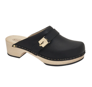 Scholl iconic pescura clog black