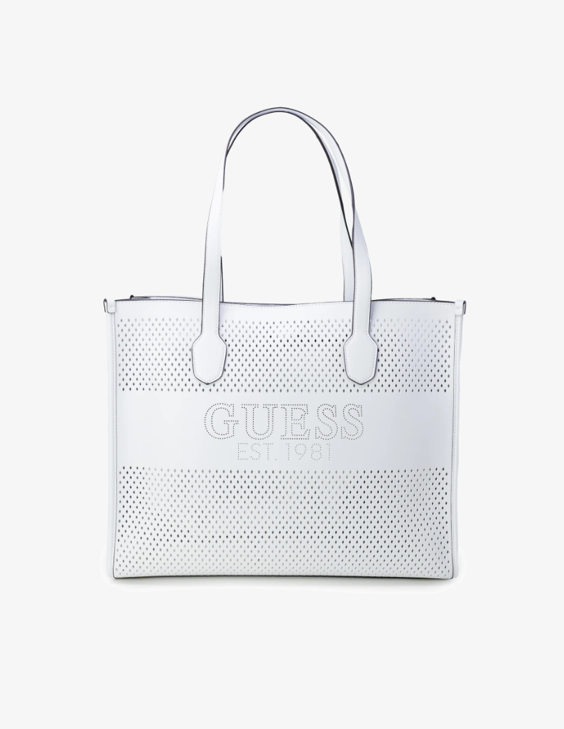 Guess Katey Perf tote WHI