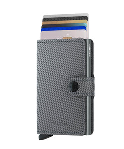 Miniwallet carbon grey