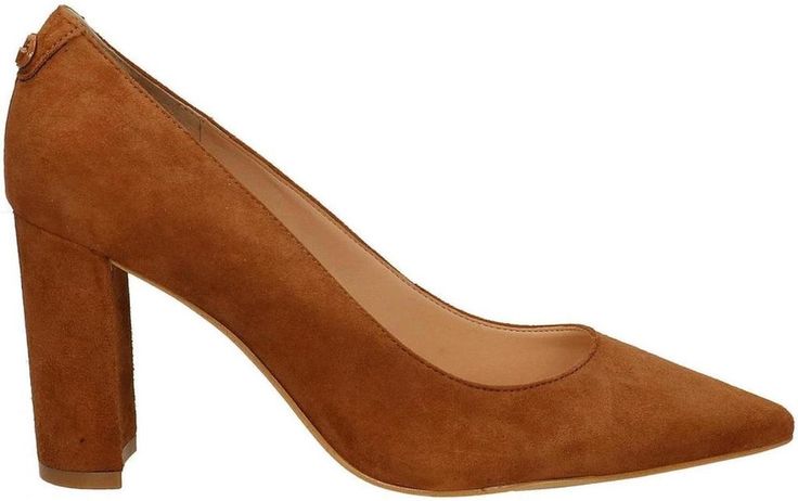 Guess pump Bettey suede cognac