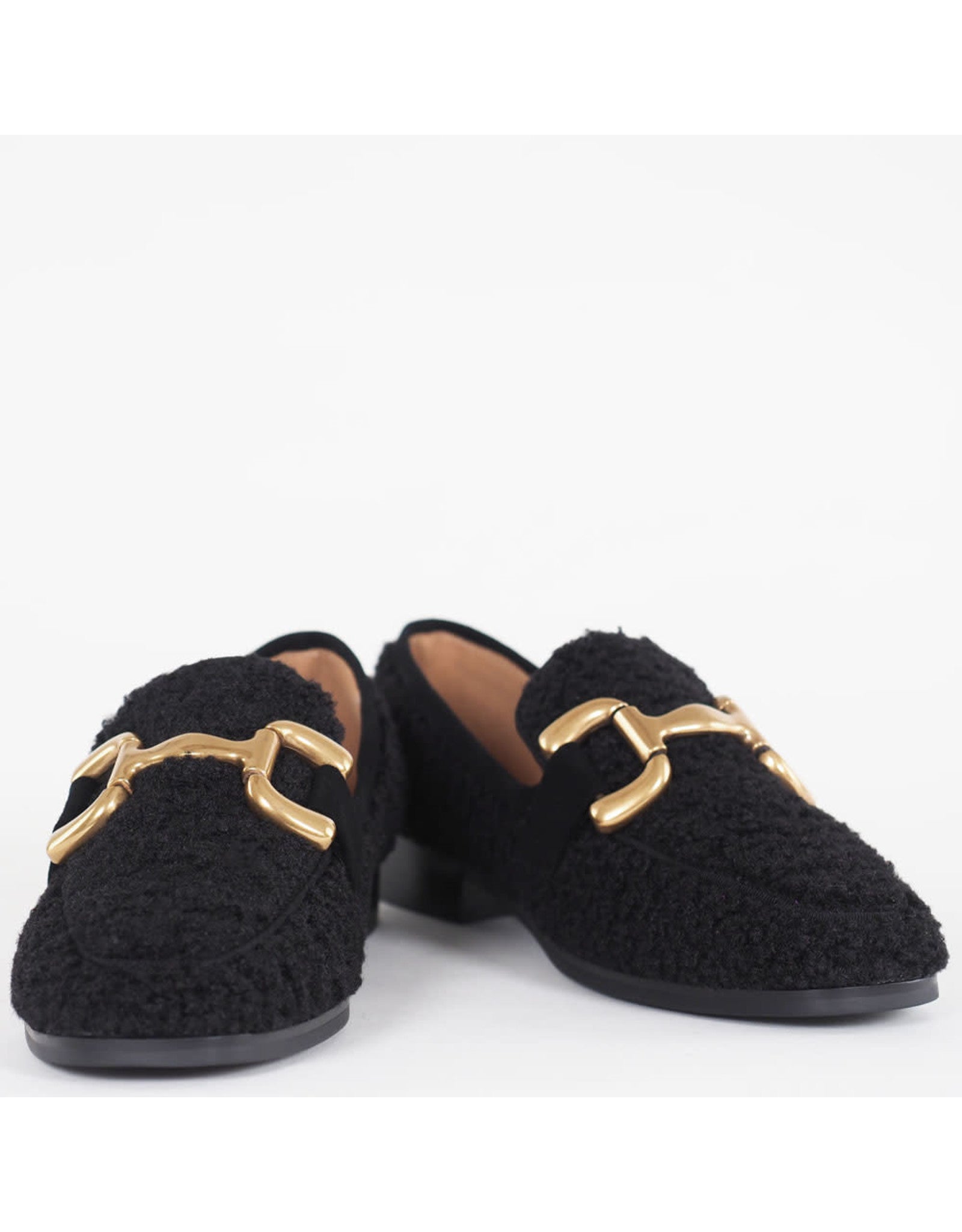 Bibi Lou mocassin teddy black