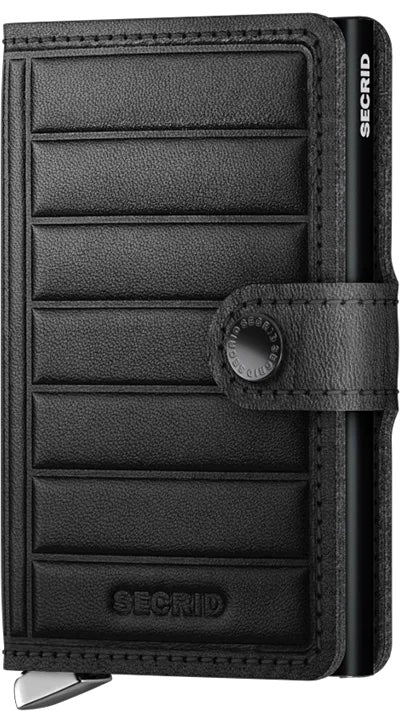 Secrid Premium miniwallet emboss lines black