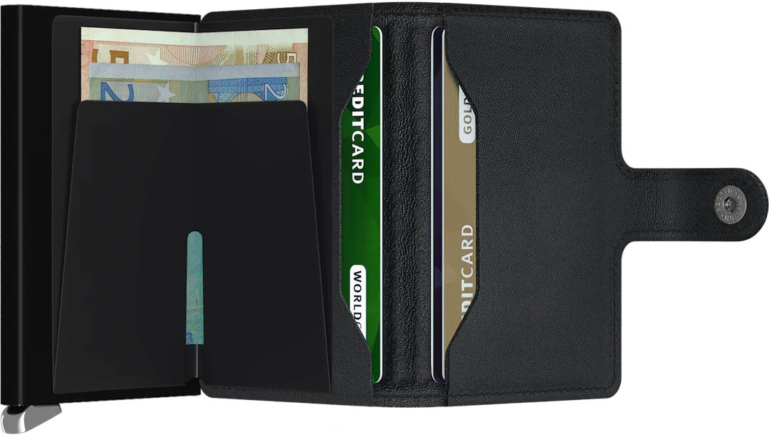 Secrid Premium miniwallet emboss lines black