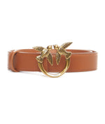 Afbeelding in Gallery-weergave laden, Pinko love berry H3 belt vitello seta cognac-antique gold
