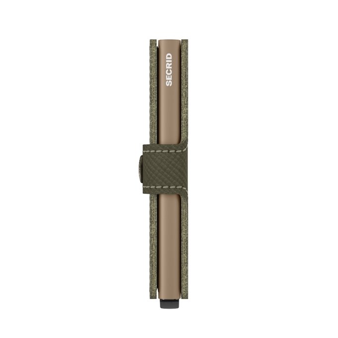 Miniwallet Saffiano olive