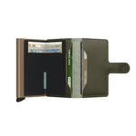 Afbeelding in Gallery-weergave laden, Miniwallet Saffiano olive
