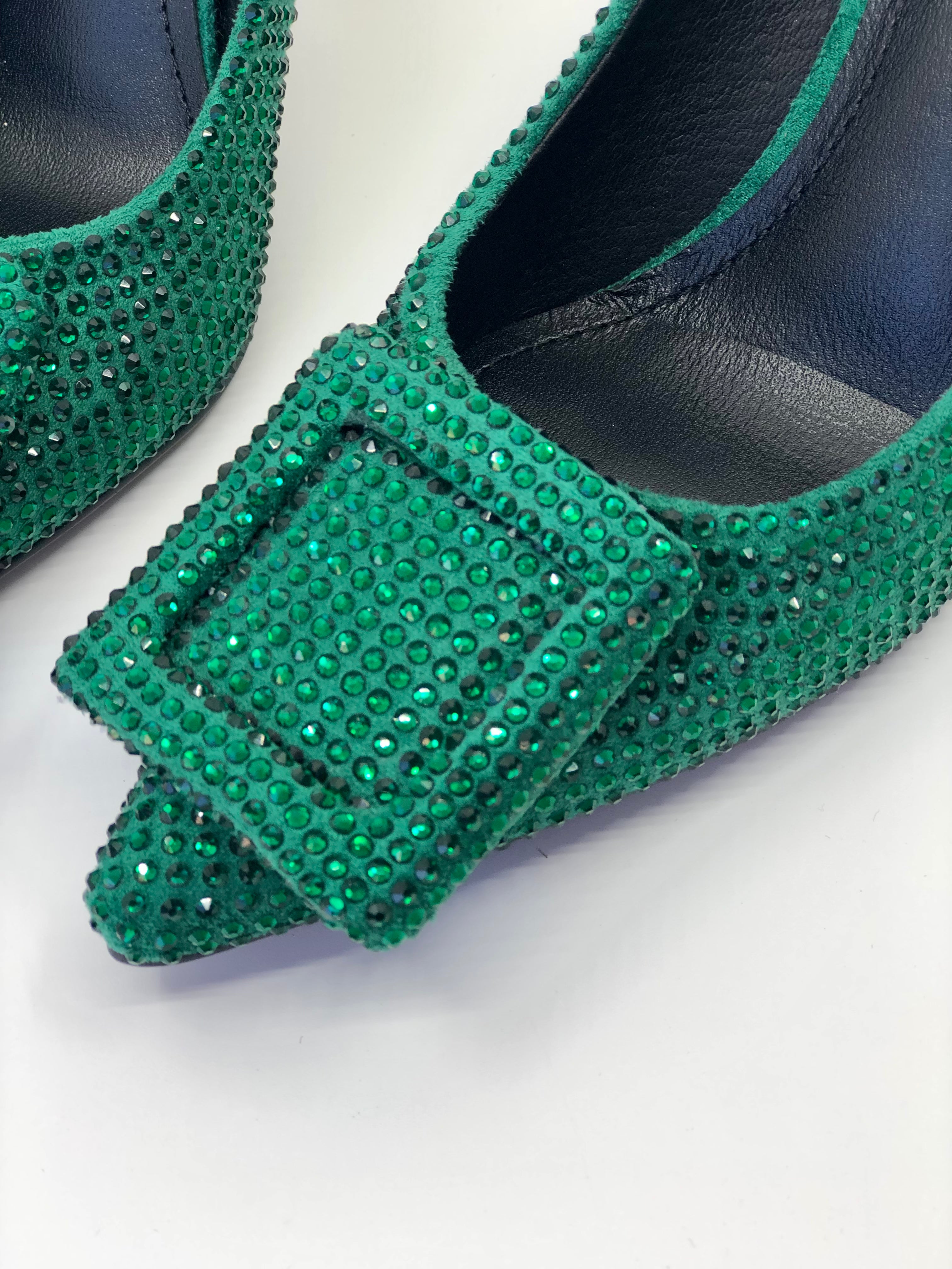 Bibi Lou pump strass verde