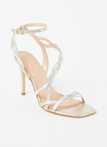 Afbeelding in Gallery-weergave laden, Guess sandal Syivia silver/gold
