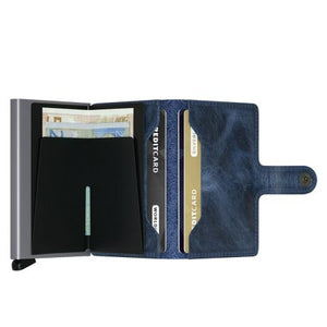 Miniwallet vintage blue
