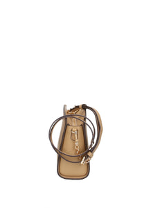 Michael Kors Chantal Crossbody bag grained cow leather camel