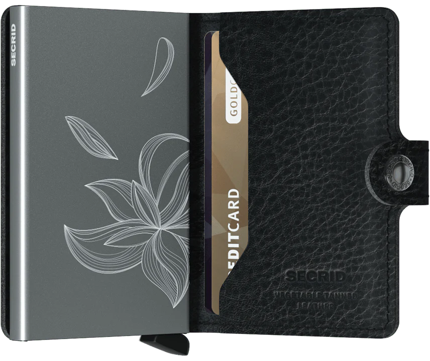 Miniwallet Stitch Magnolia black