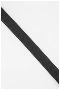 Pinko love puff birds belt nappa zwart