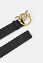 Afbeelding in Gallery-weergave laden, Pinko love berry simply belt zwart 4cm
