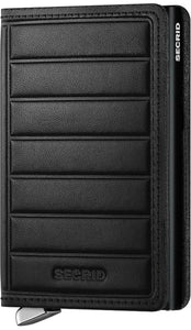 Secrid Premium slimwallet emboss lines black