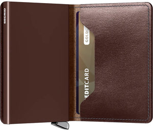 Secrid Premium slimwallet dusk dark brown