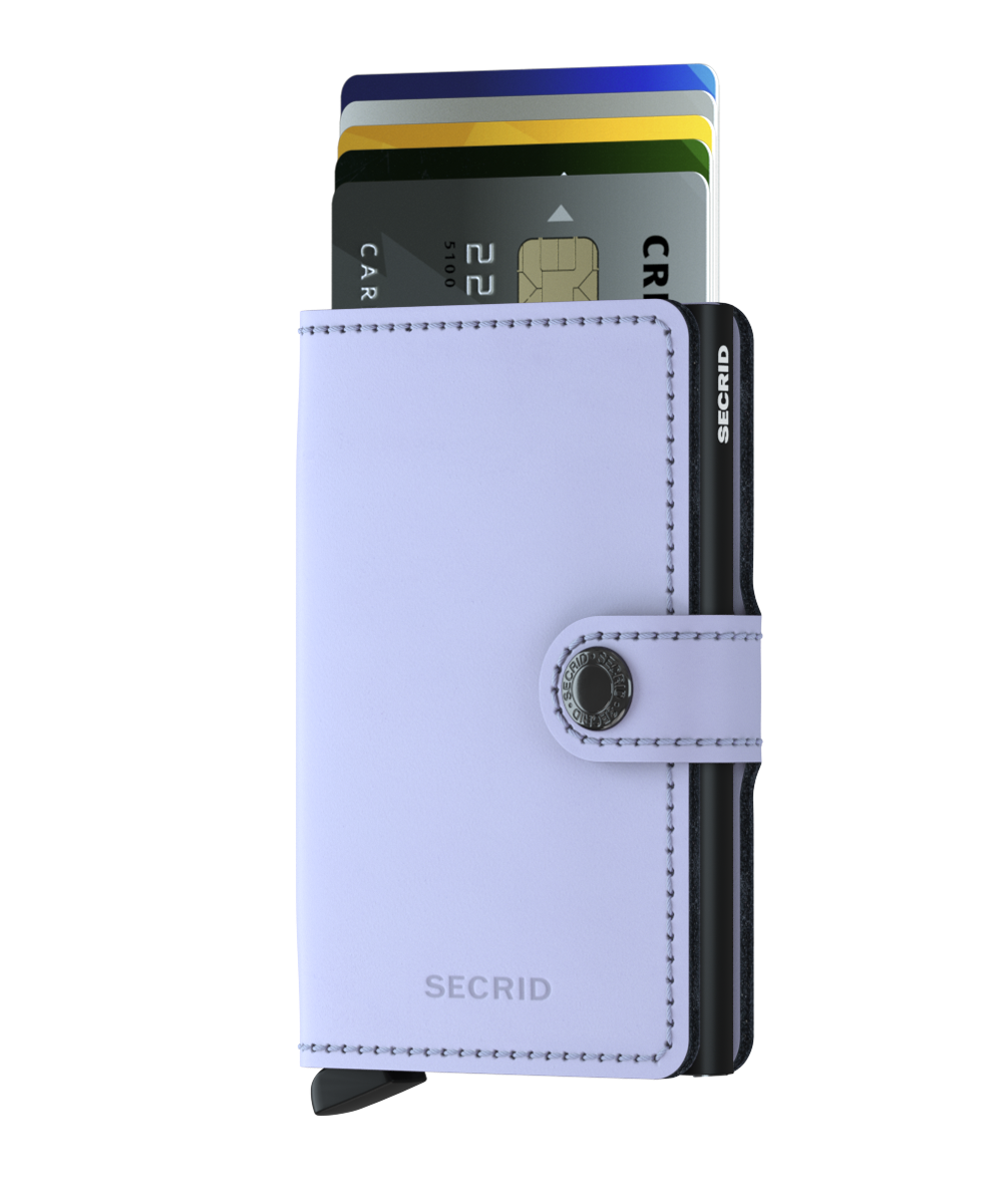 Miniwallet Matte lilac black