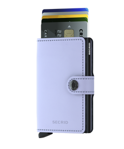 Miniwallet Matte lilac black