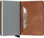 Afbeelding in Gallery-weergave laden, Slimwallet vintage cognac
