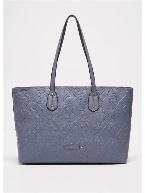 LIU JO ADONIDE - SHOPPING BAG-blue stone